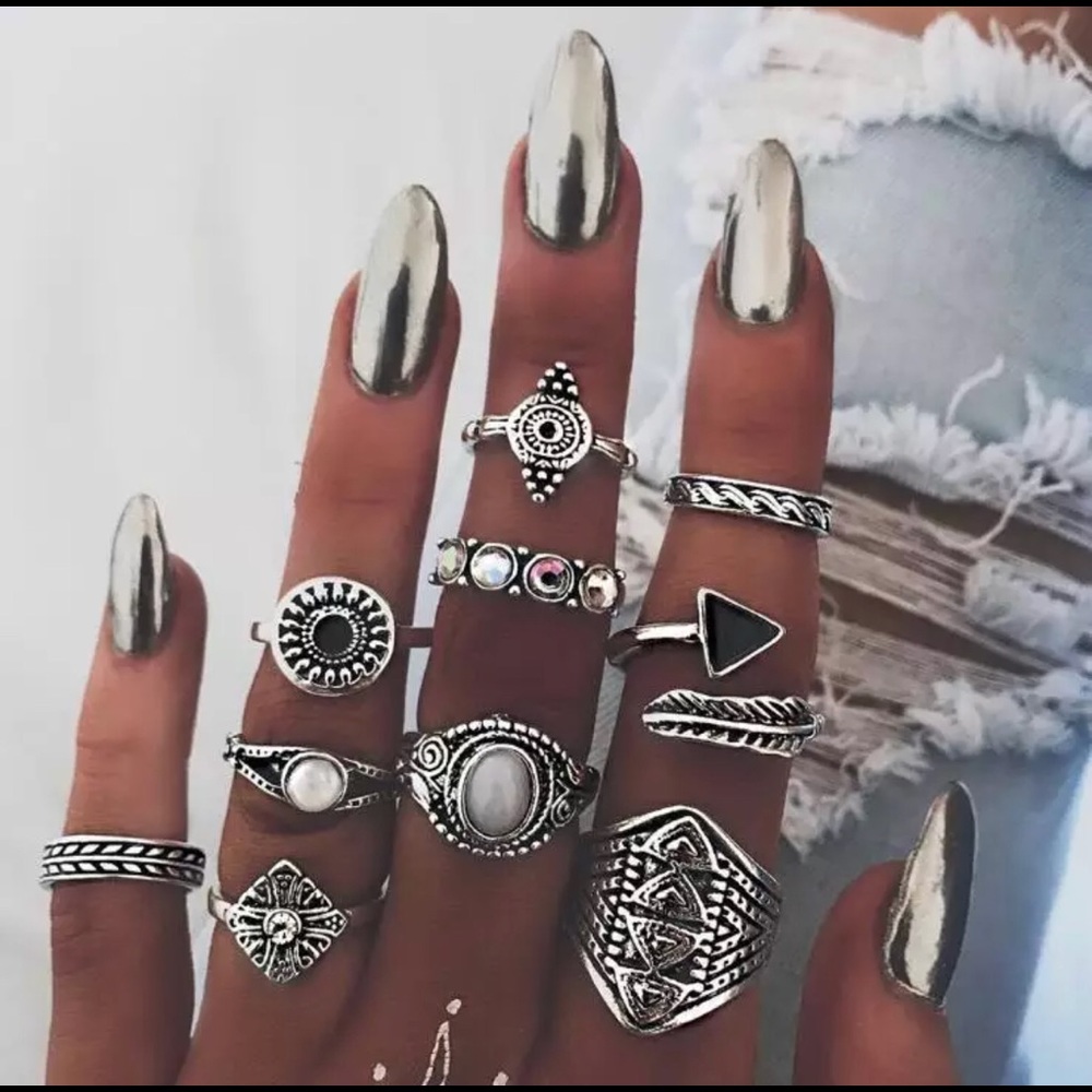 Boho Midi Rings